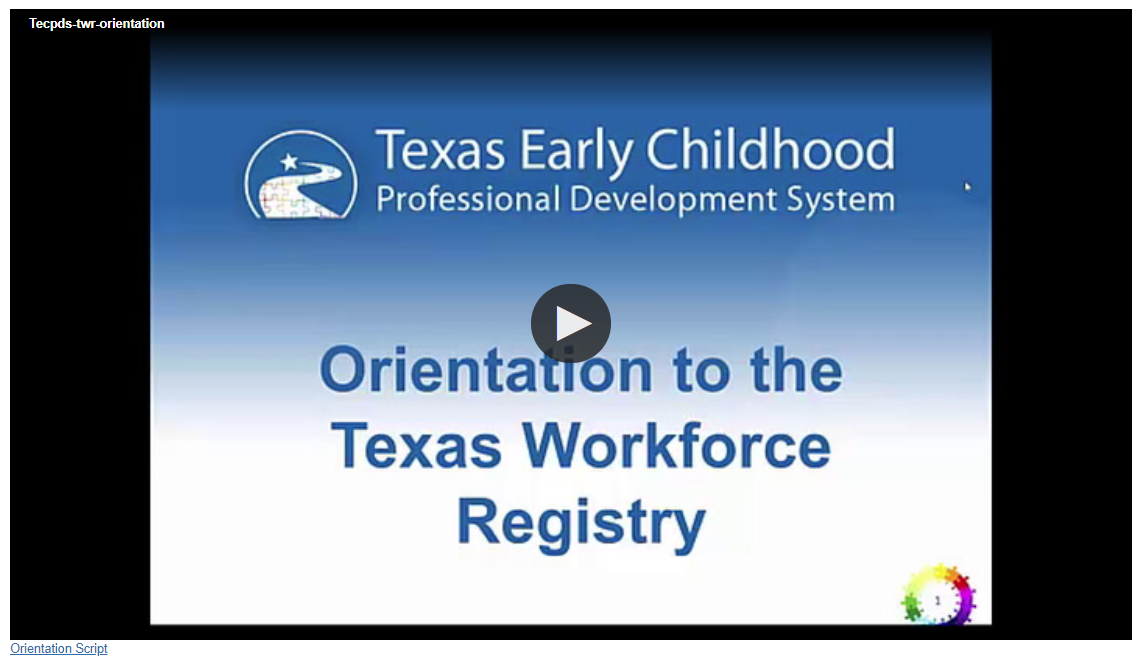 How to Login to the Texas Workforce Registry CLI Engage Public
